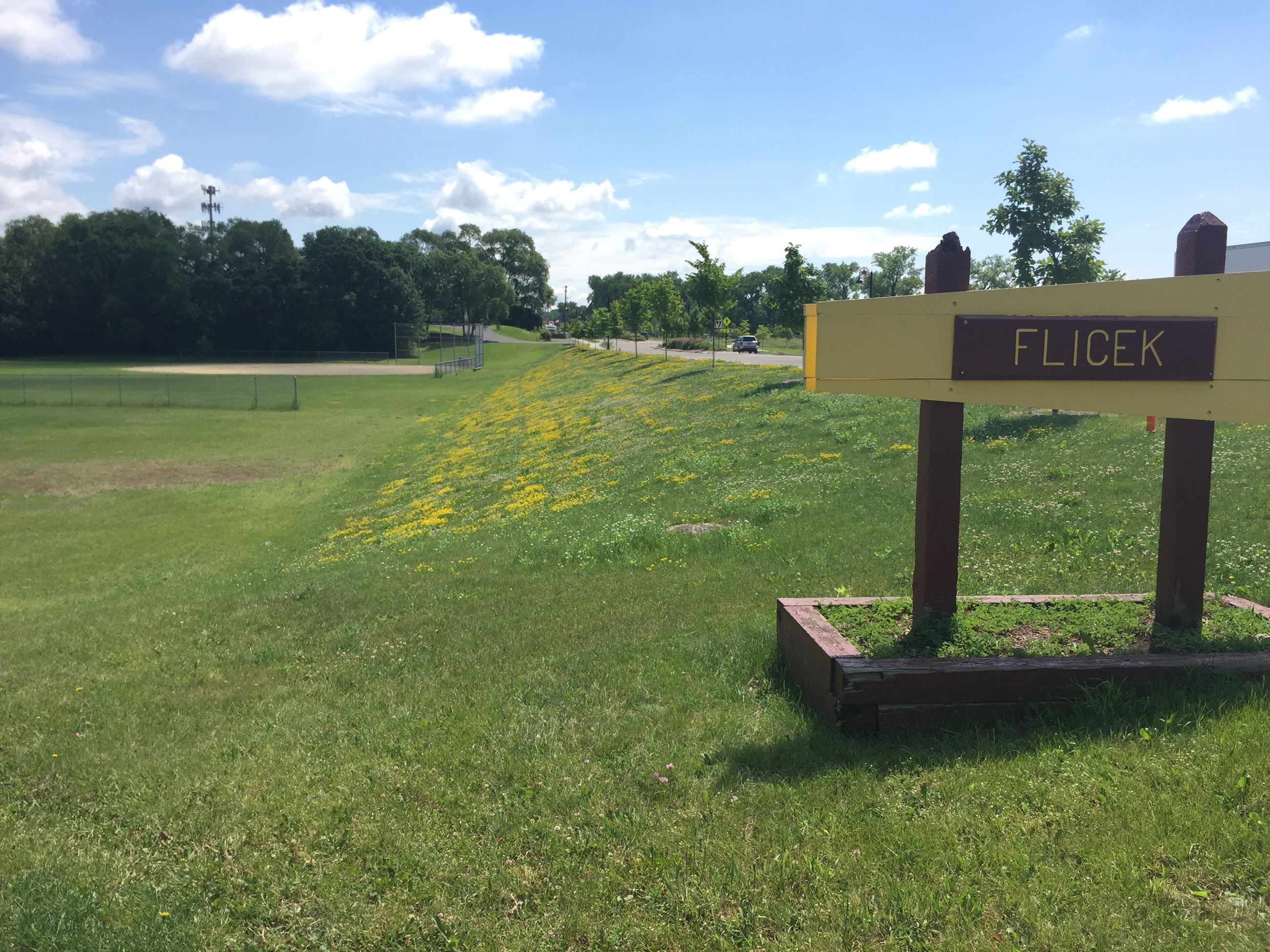 Flicek Park Sign